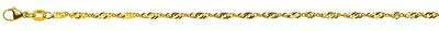 Armband Singapur 2.4mm Gelbgold 750