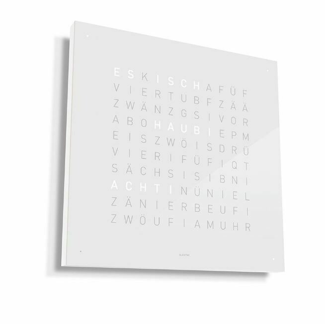 Wanduhr Qlocktwo Classic Vanilla Sugar Wanduhr Qlocktwo Classic Vanilla Sugar