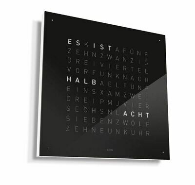 Wanduhr Qlocktwo Classic Black Ice Tea Wanduhr Qlocktwo Classic Black Ice Tea