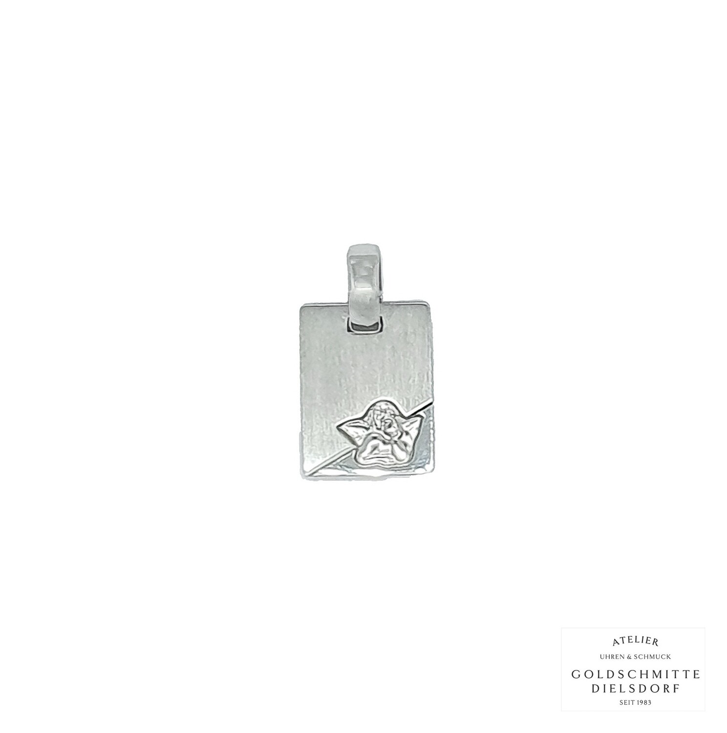 Anhänger SCHUTZENGEL Weissgold 750 Anhänger SCHUTZENGEL Weissgold 750