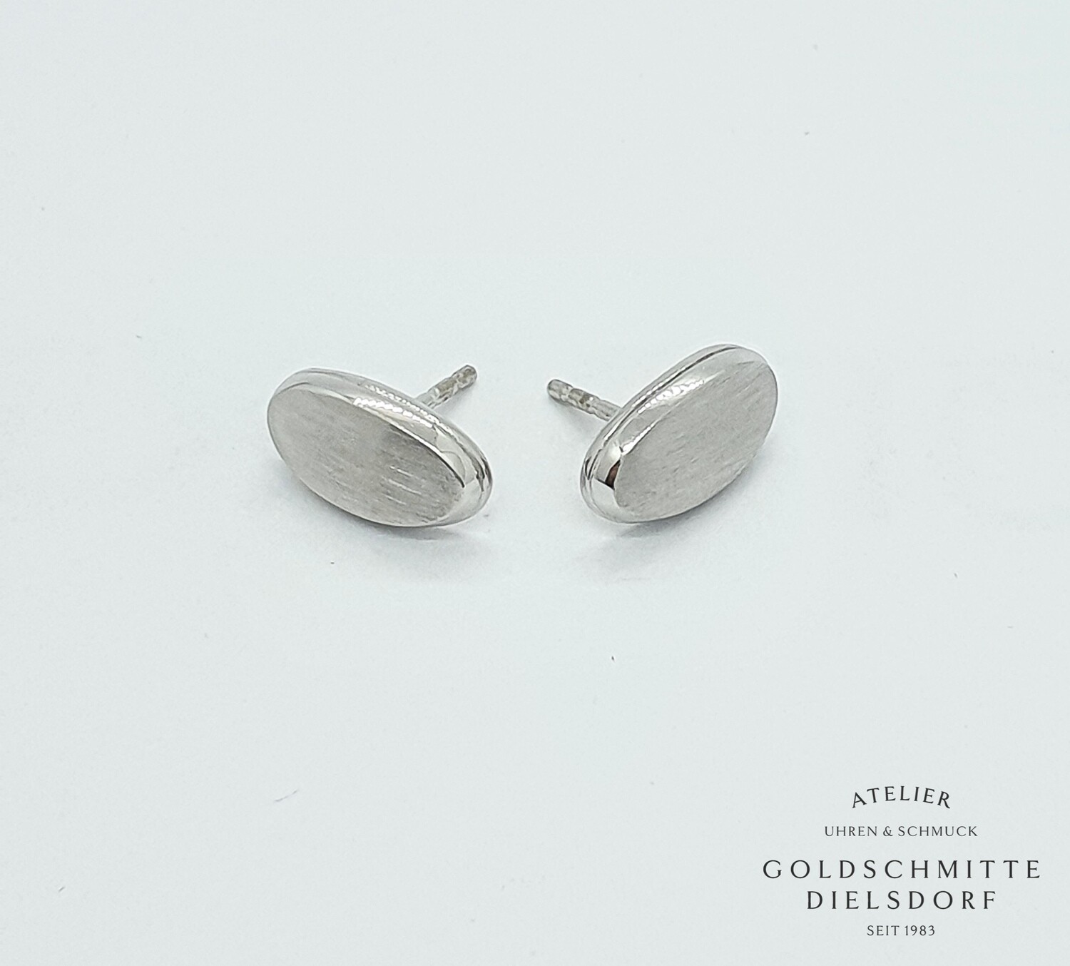 Ohrstecker Weissgold 750