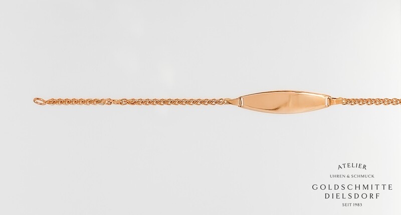 Bébé Bracelet Zopf Rotgold 750