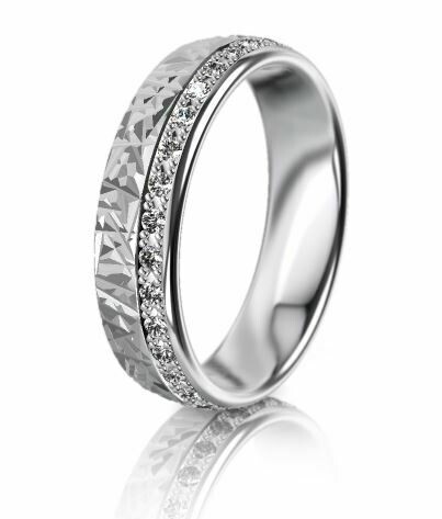 Trauring MEISTER INDIVIDUALS Weissgold 750