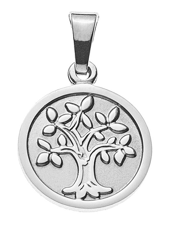 Anhänger LEBENSBAUM Weissgold 750