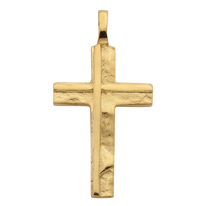 Anhänger KREUZ Gelbgold 750
