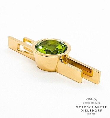 Anhänger Gelbgold 750 mit Peridot Anhänger Gelbgold 750 mit Peridot