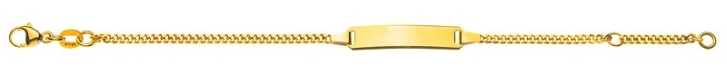 Bébé Bracelet Panzer Gelbgold 750