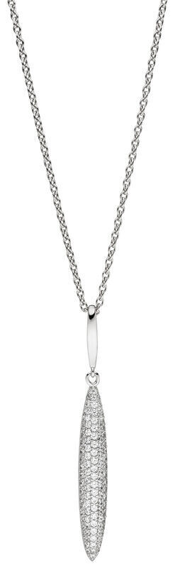 Collitär mit Zirkonia Silber 925