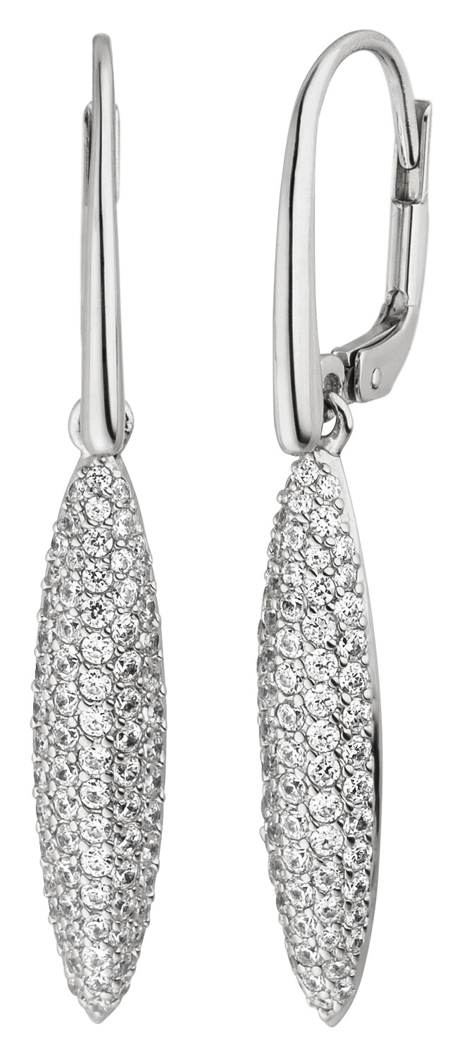 Ohrhänger Silber 925 mit 150 Zirkonia Ohrhänger Silber 925 mit 150 Zirkonia