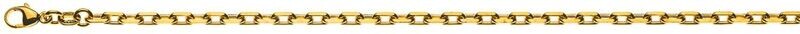 Armband Anker geschliffen 2.9mm Gelbgold 750