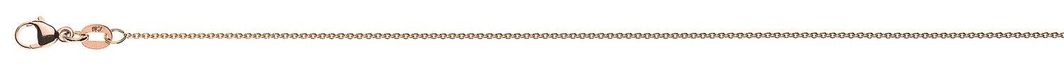 Halskette Rundanker 1,1mm Rotgold 750