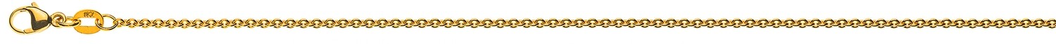 Halskette Rundanker 1,7mm Gelbgold 750