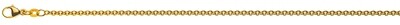 Halskette Rundanker 2,7mm Gelbgold 750