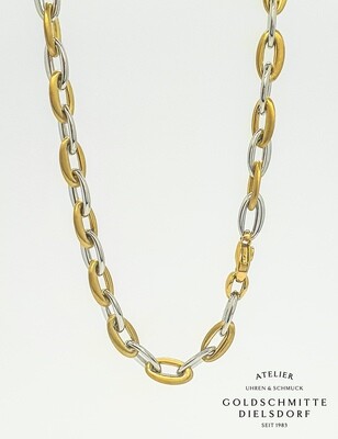 Halskette Fantasie Rundanker Bicolor Halskette Fantasie Rundanker Bicolor