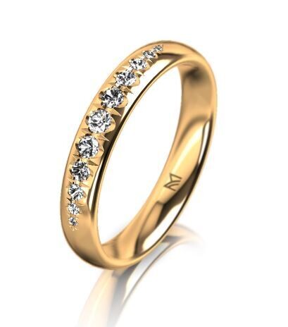 Trauring MEISTER PHANTASTICS Gelbgold 750