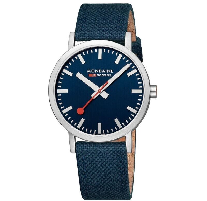 Mondaine Classic Tiefseseblau Ø40mm