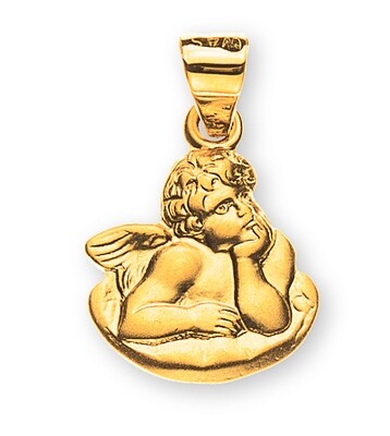 Anhänger SCHUTZENGEL Gelbgold 750