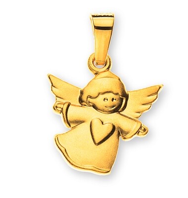 Anhänger SCHUTZENGEL Gelbgold 750