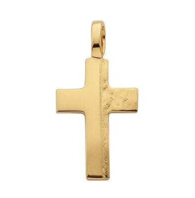 Anhänger KREUZ Gelbgold 750