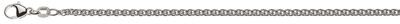Armband Zopf 2.5mm Weissgold 750