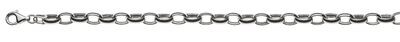 Armband Anker oval Weissgold 750