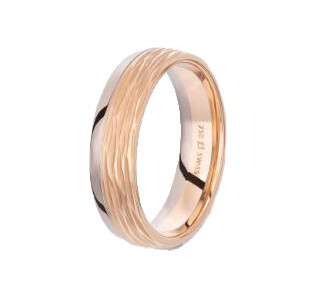 Herren Trauring Furrer Jacot bicolor