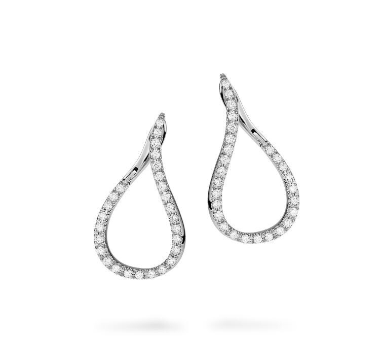 Ohrstecker mit 54 Brillanten Weissgold 750