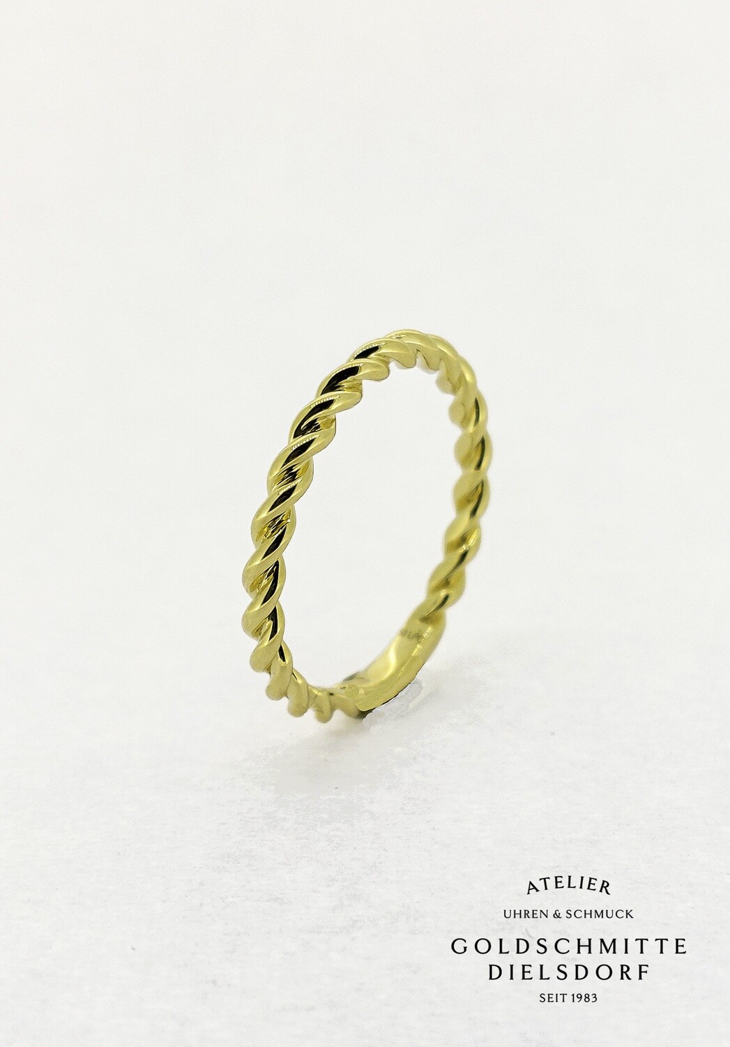 Damenring Gelbgold 750