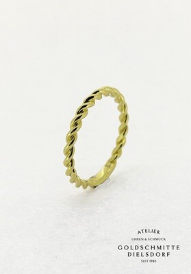 Damenring Gelbgold 750