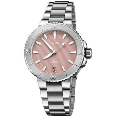 Oris Aquis Date Blush Pink Ø 36.5mm Oris Aquis Date Blush Pink Ø 36.5mm