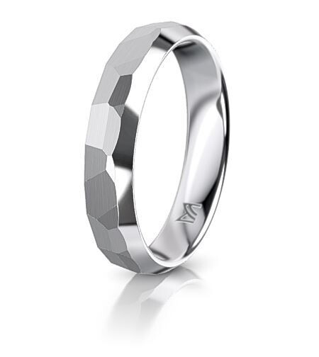 Trauring MEISTER INDIVIDUALS Weissgold 750