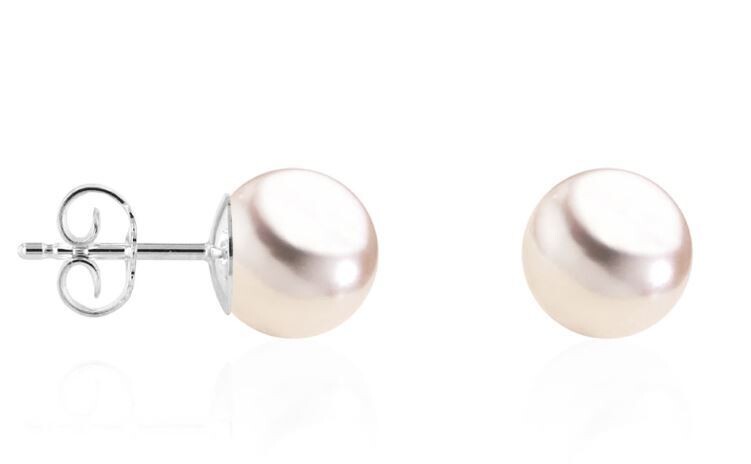 Perlohrstecker Akoya - Perlen Weissgold 750