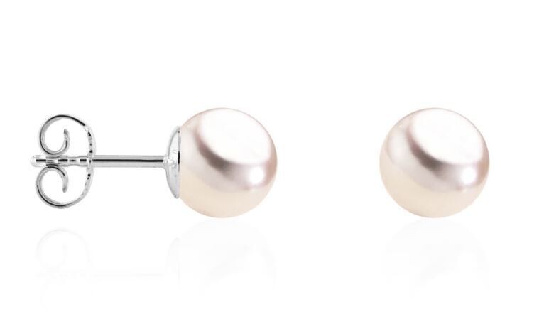 Perlohrstecker Akoya - Perlen Weissgold 750