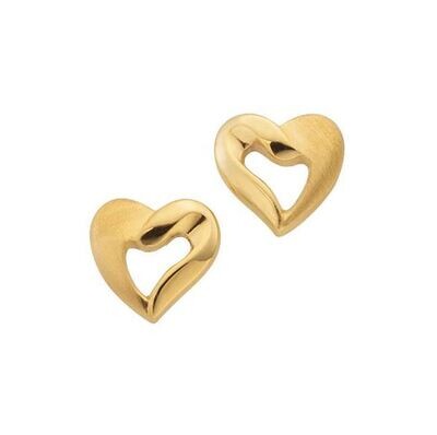 Ohrstecker HERZ Gelbgold 750 Ohrstecker HERZ Gelbgold 750