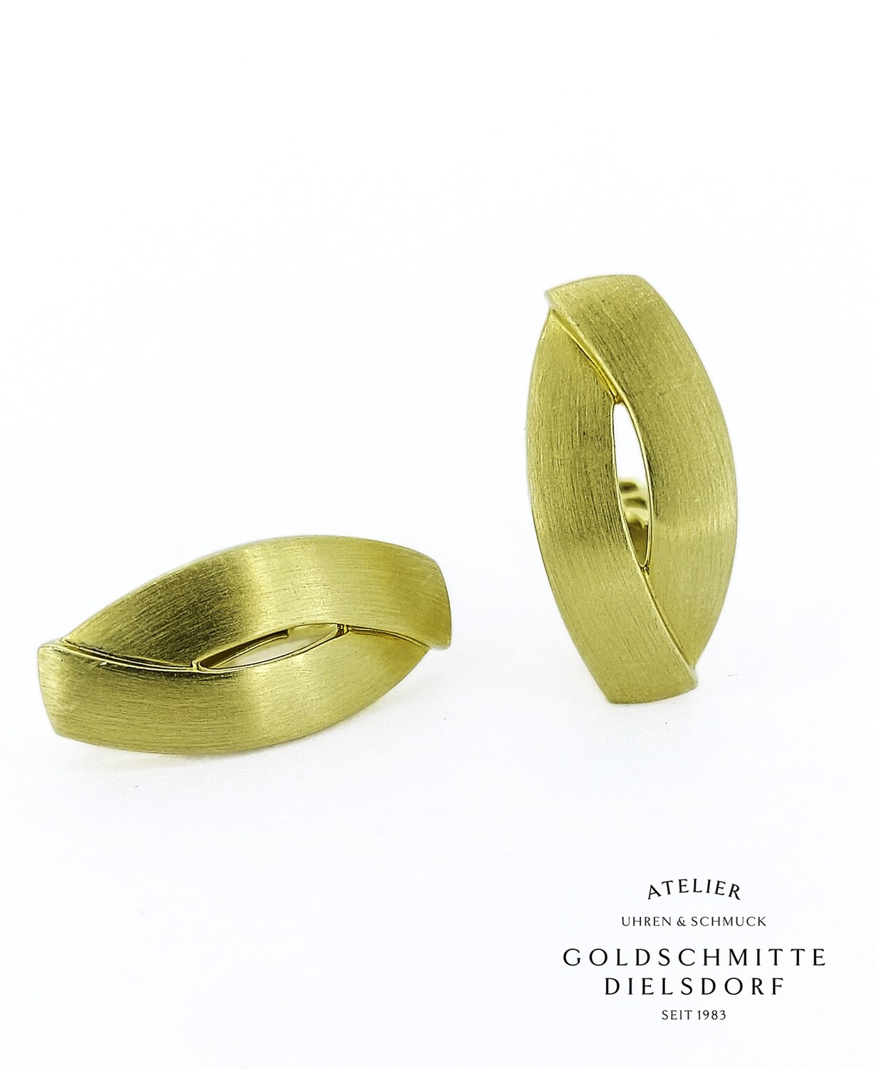 Klappcreolen Gelbgold 750