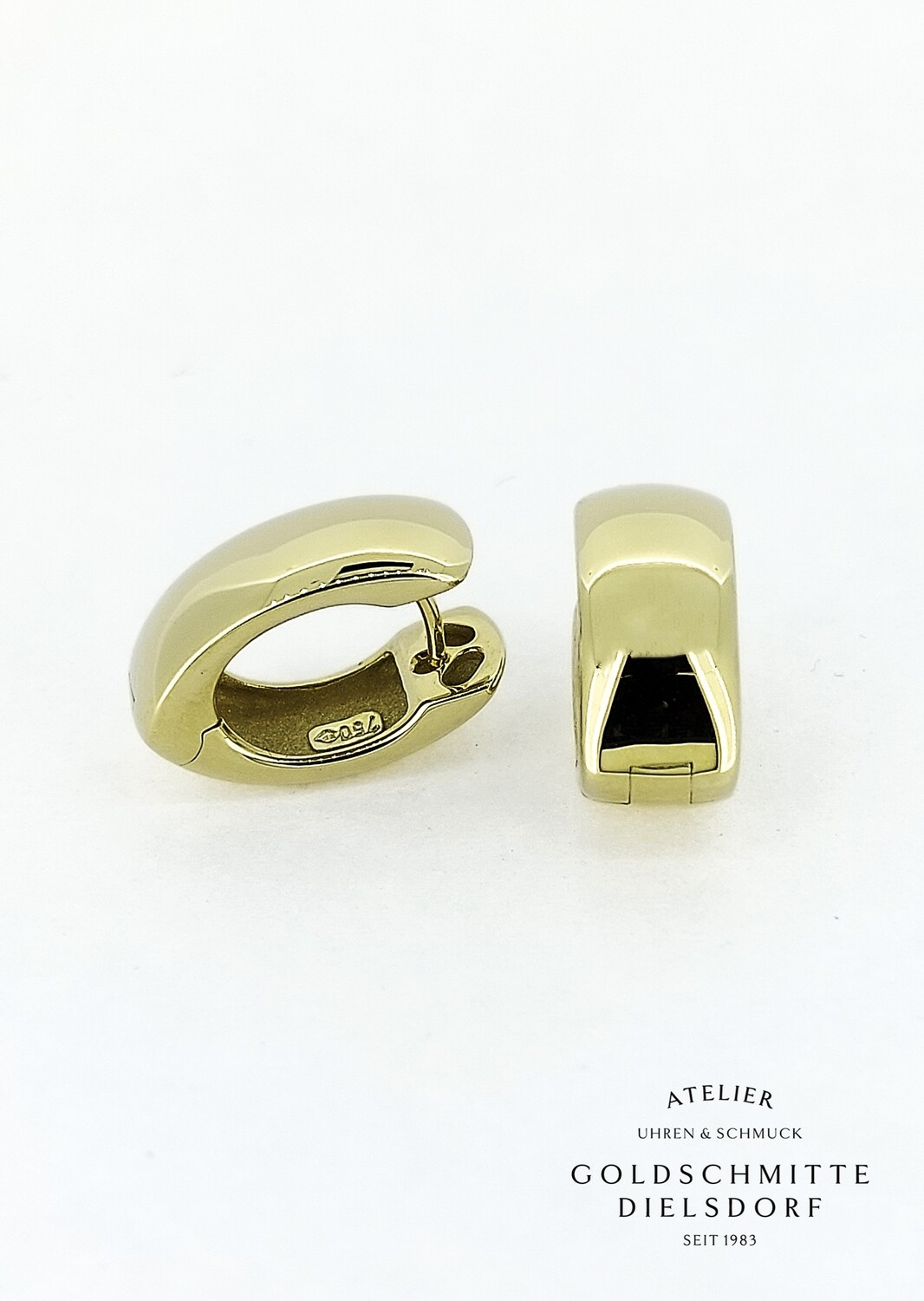 Klappcreolen Gelbgold 750