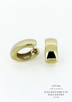 Klappcreolen Gelbgold 750