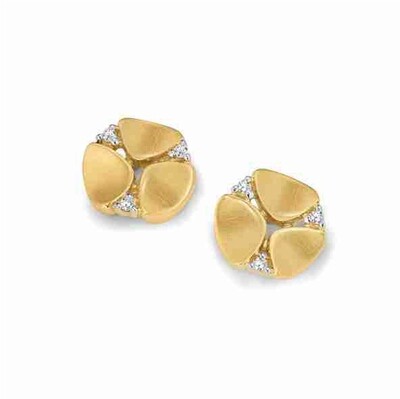 Ohrstecker Gelbgold 750 mit Brillanten