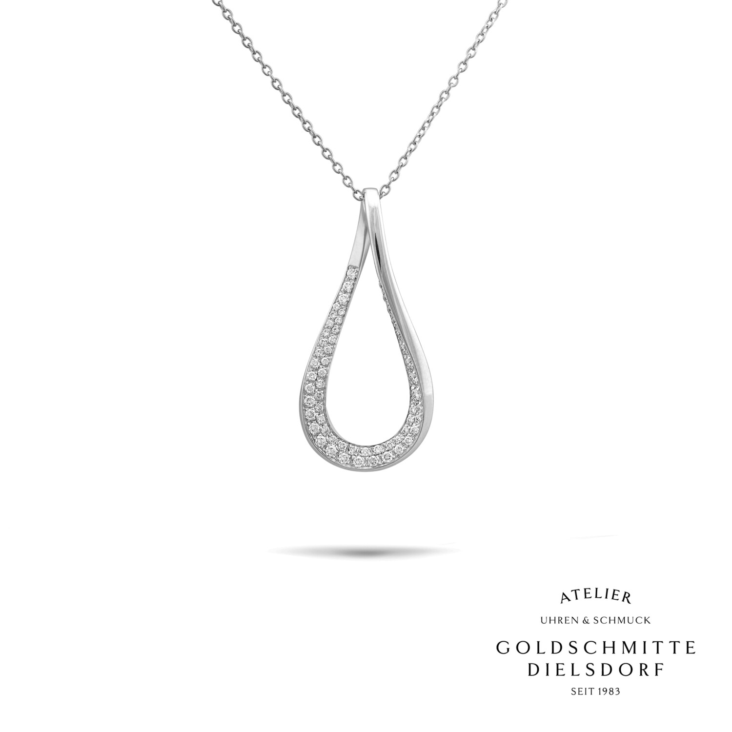 Collitär Weissgold 750 mit 54 Brillanten