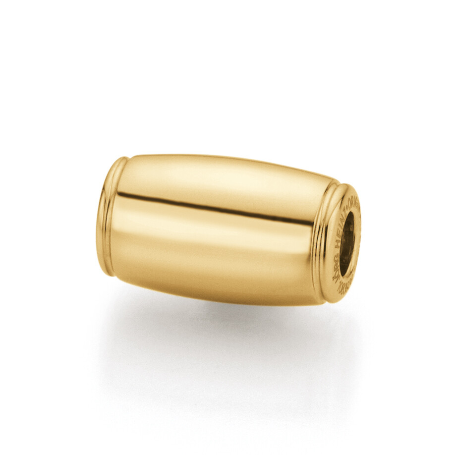 Verschluss Tönnchen / Walze in Gelbgold 750