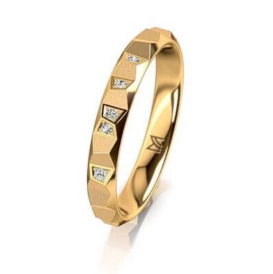 Trauring MEISTER PHANTASTIC Gelbgold 750