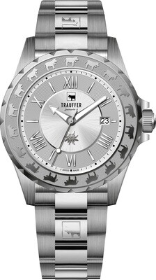 Trauffer Alpenaufzug Herren Edelstahl Trauffer Alpenaufzug Herren Edelstahl