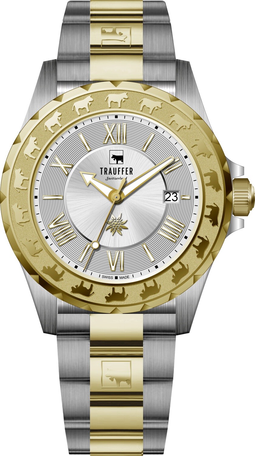 Trauffer Alpenaufzug Herren Bicolor