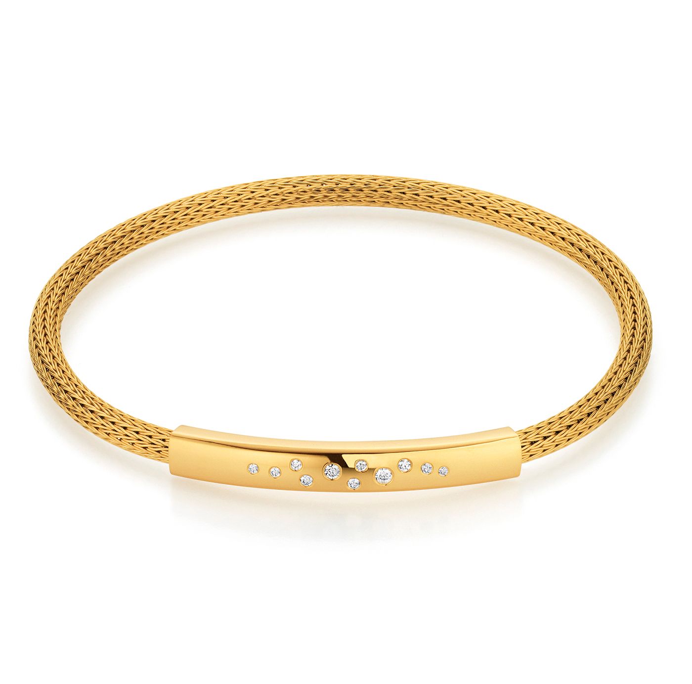 Infinity Flex - Armband "Galaxy" Ø3mm in Gelbgold 750