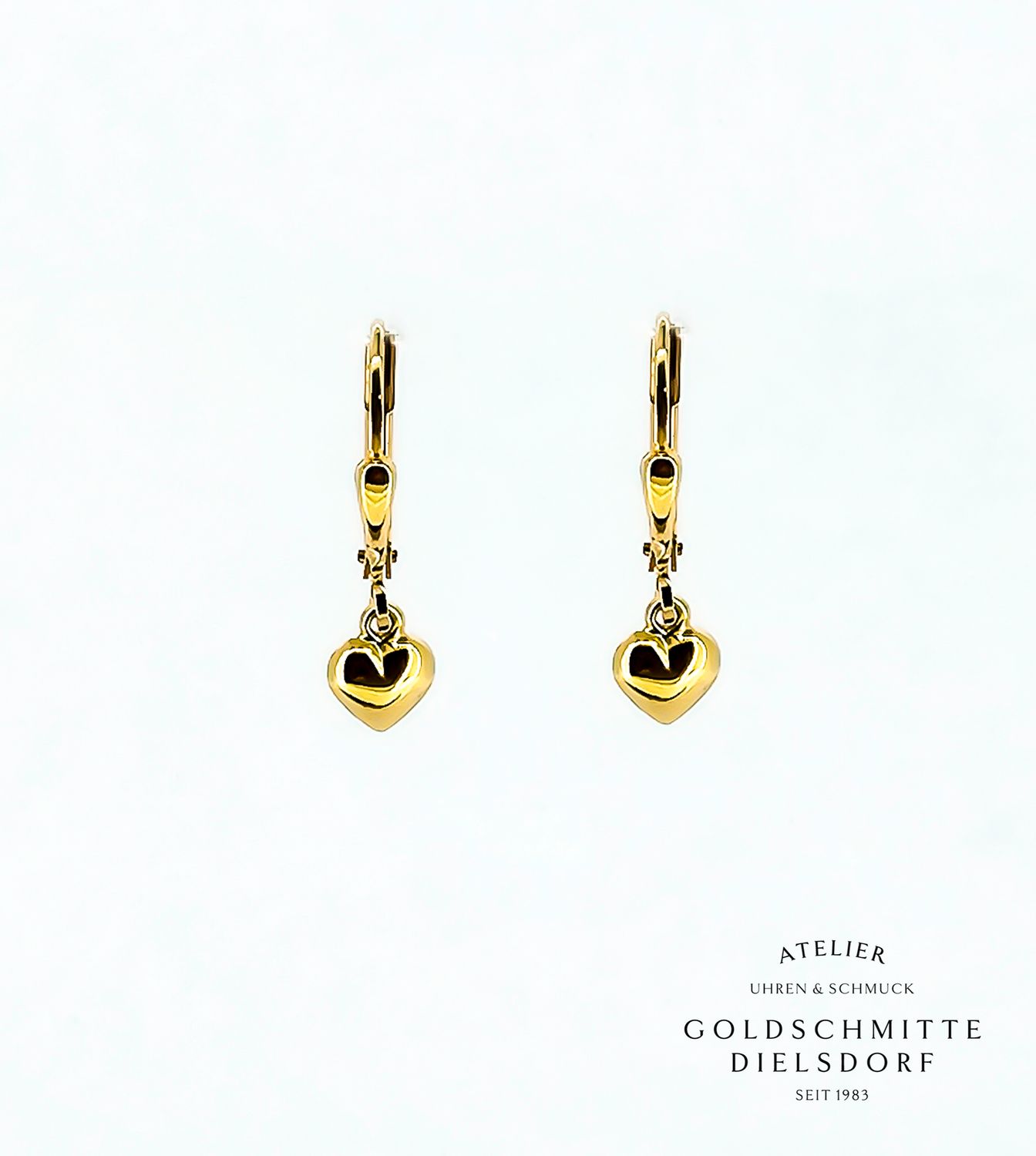 Kinder Ohrhänger Gelbgold 750