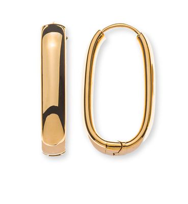 Klappcreolen Gelbgold 750