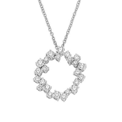 Anhänger mit Halskette Silber 925 mit 24 Zirkonia Anhänger mit Halskette Silber 925 mit 24 Zirkonia