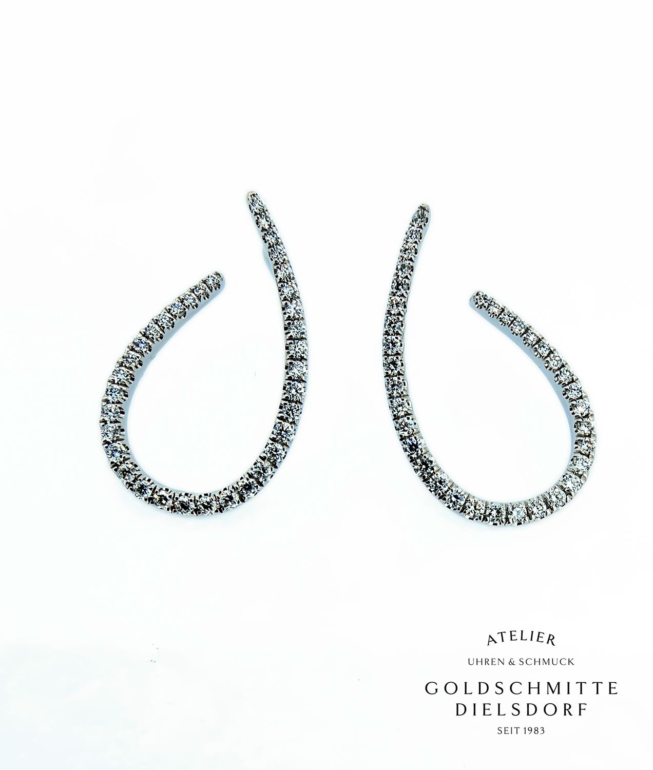 Ohrstecker Weissgold 750 mit Brillanten Ohrstecker Weissgold 750 mit Brillanten