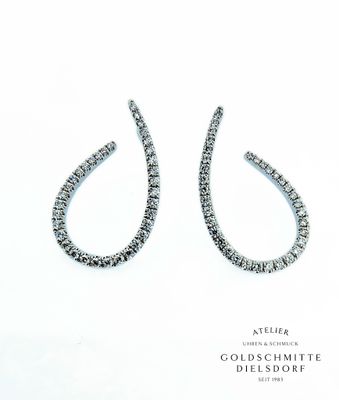 Ohrstecker Weissgold 750 mit Brillanten