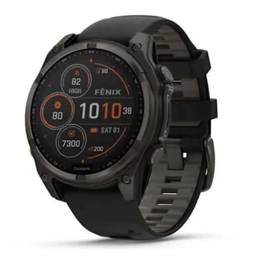 Garmin Fenix 8 - 47mm SOLAR Sapphire Graphit / Carbongrau